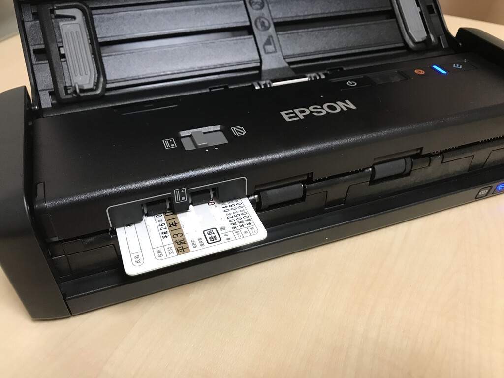 EPSON コンパクトドキュメントスキャナ DS-360W 雑感