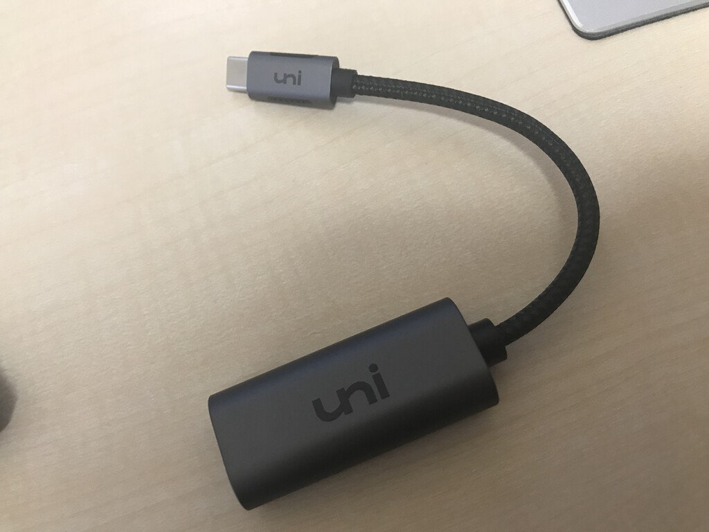 uni USB Type-C 接続 Ethernet アダプター雑感